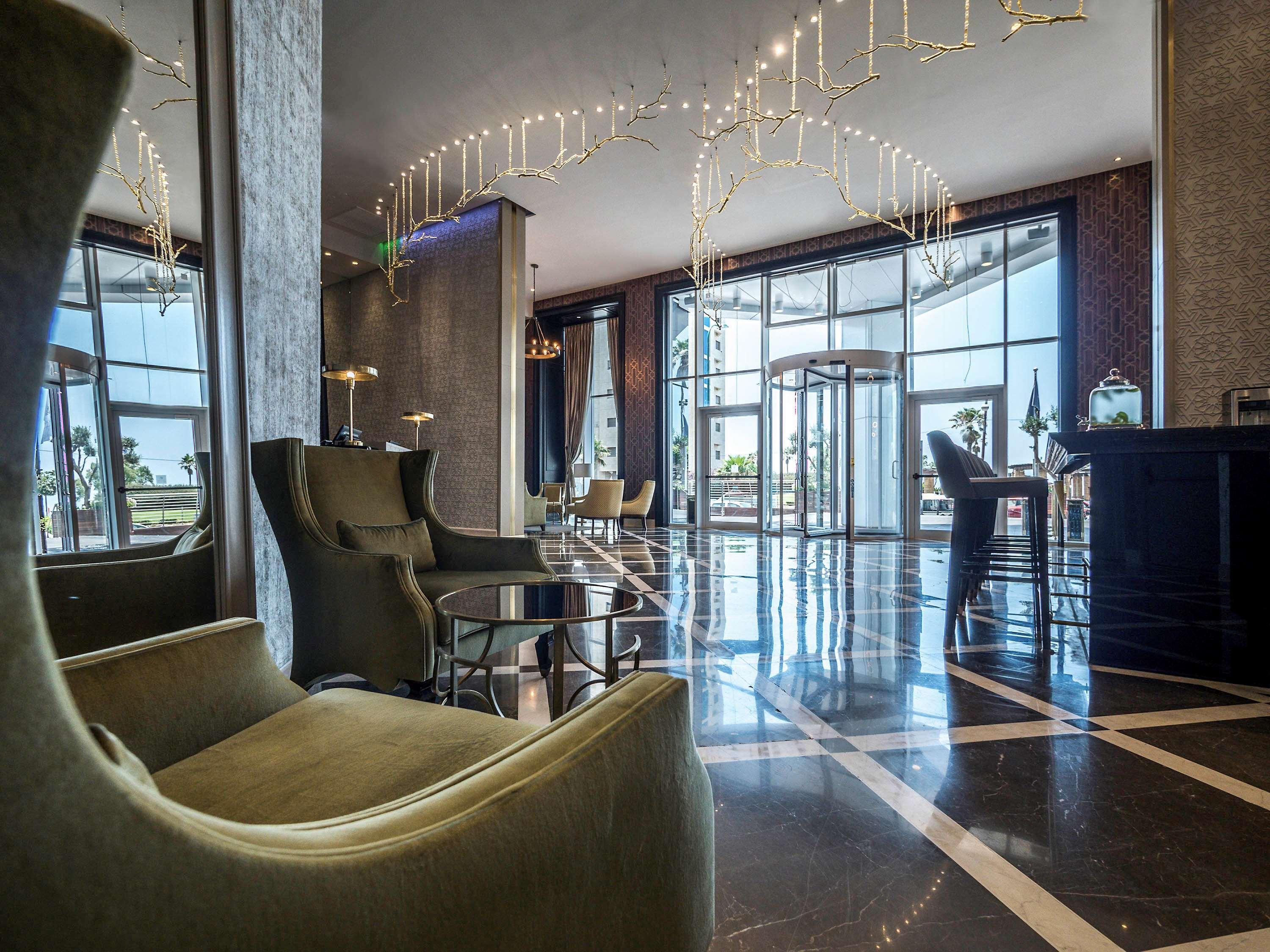 David Tower Hotel Netanya By Prima Hotels - 16 Years Plus Esterno foto Lobby
